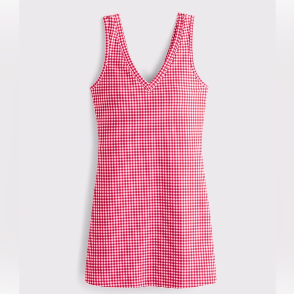 Abercrombie & Fitch YPB sculptLUX V-Neck Mini Dress, NEW WITH TAGS
